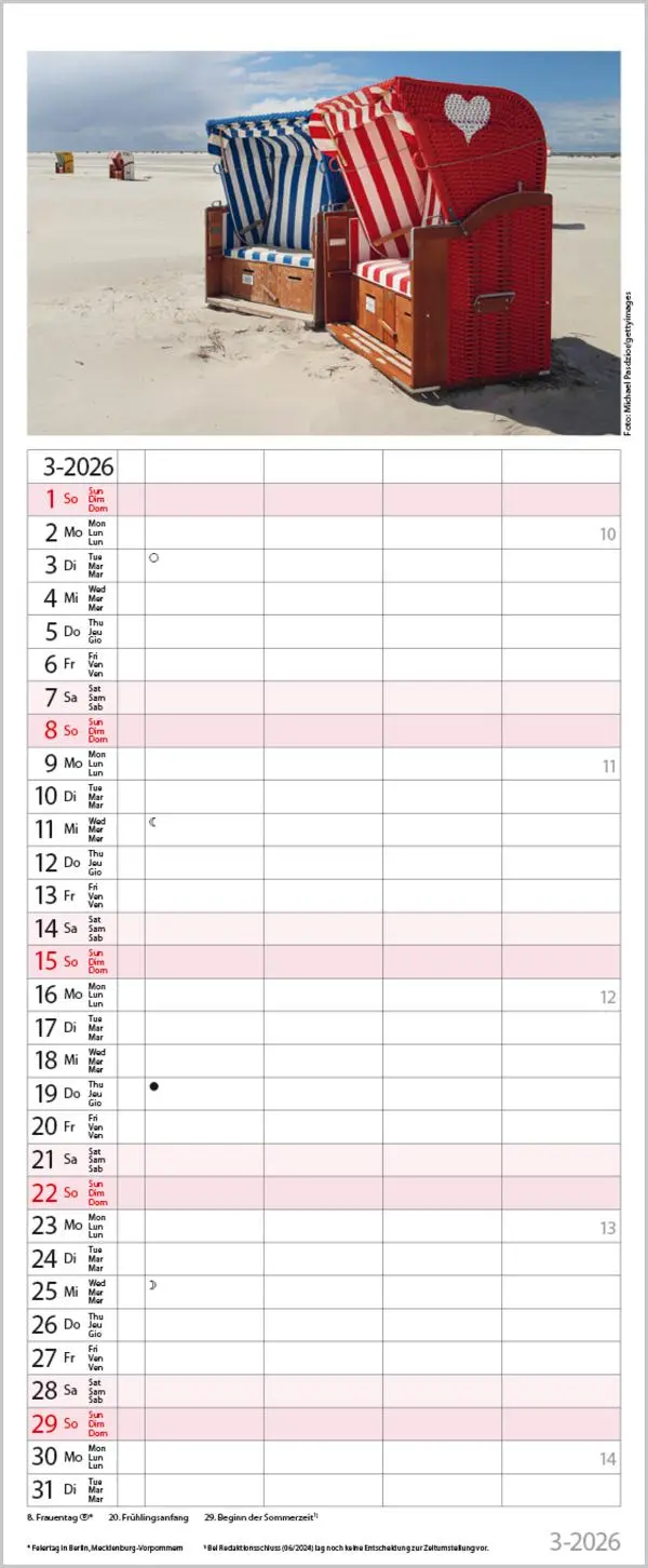 Bild: 9783731884330 | Familienplaner Maritim 2026 | Verlag Korsch | Kalender | Spiralbindung