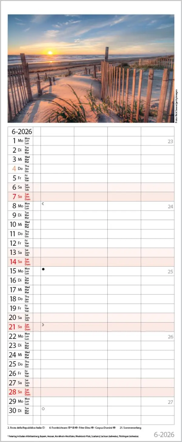 Bild: 9783731884330 | Familienplaner Maritim 2026 | Verlag Korsch | Kalender | Spiralbindung