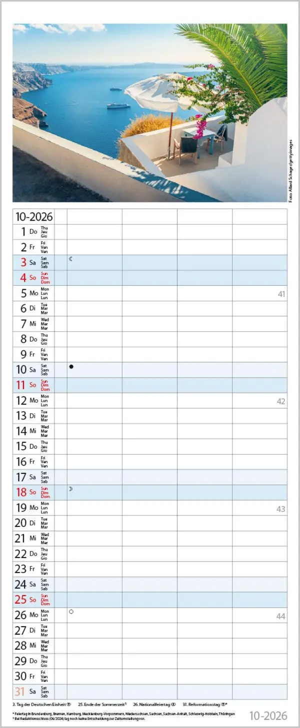 Bild: 9783731884330 | Familienplaner Maritim 2026 | Verlag Korsch | Kalender | Spiralbindung