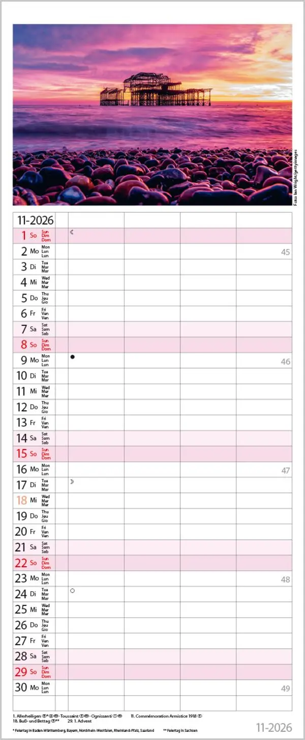 Bild: 9783731884330 | Familienplaner Maritim 2026 | Verlag Korsch | Kalender | Spiralbindung