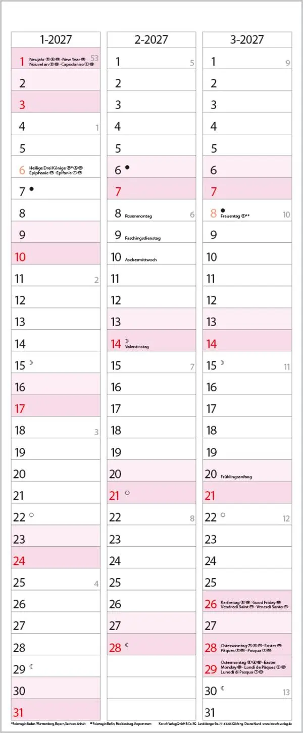 Bild: 9783731884330 | Familienplaner Maritim 2026 | Verlag Korsch | Kalender | Spiralbindung