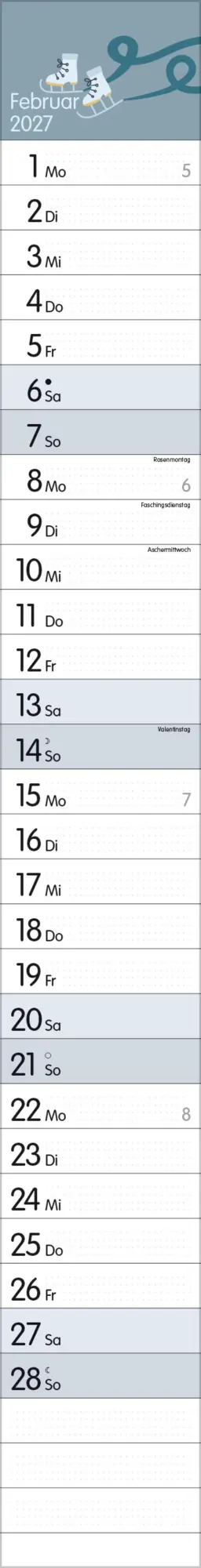 Bild: 9783819304330 | Streifenplaner Collect Moments 2027 | Verlag Korsch | Kalender | 12 S.