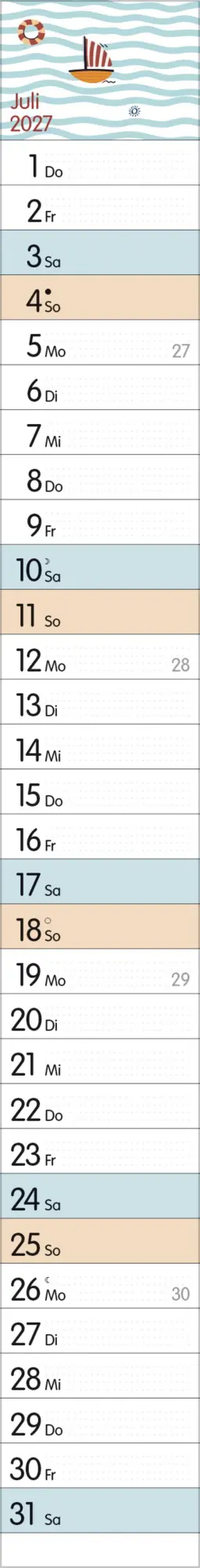 Bild: 9783819304330 | Streifenplaner Collect Moments 2027 | Verlag Korsch | Kalender | 12 S.