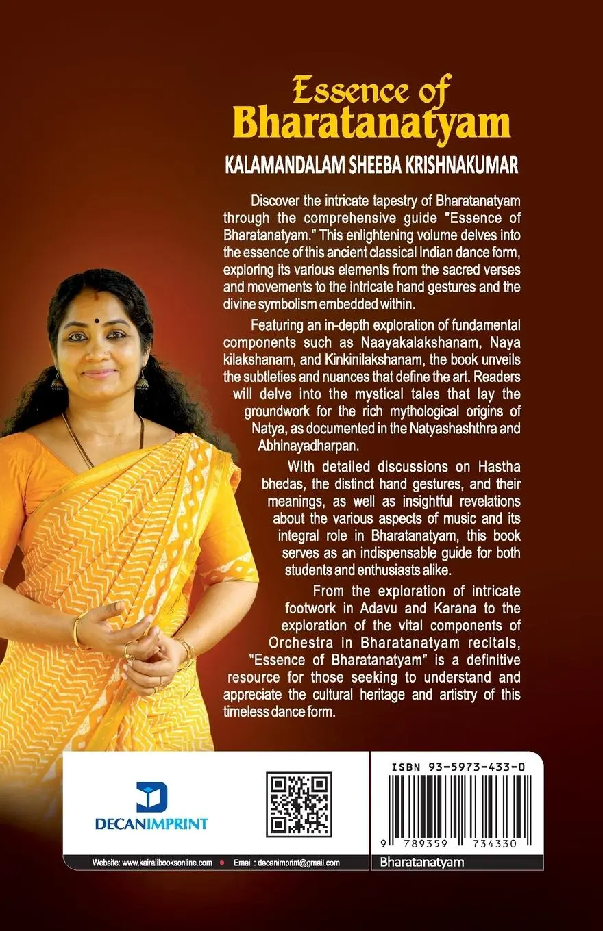 Rückseite: 9789359734330 | Essence of Bharatanatyam | Kalamandalam Sheeba Krishnakumar | Buch