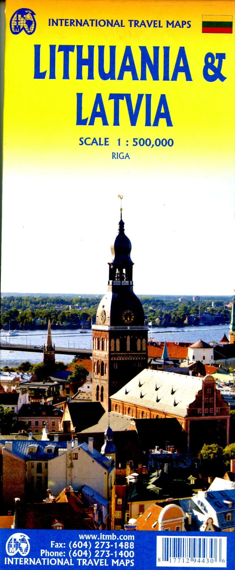 Cover: 9781771294430 | Lithuania &amp; Latvia | (Land-)Karte | Gefalzt | Englisch | 2023