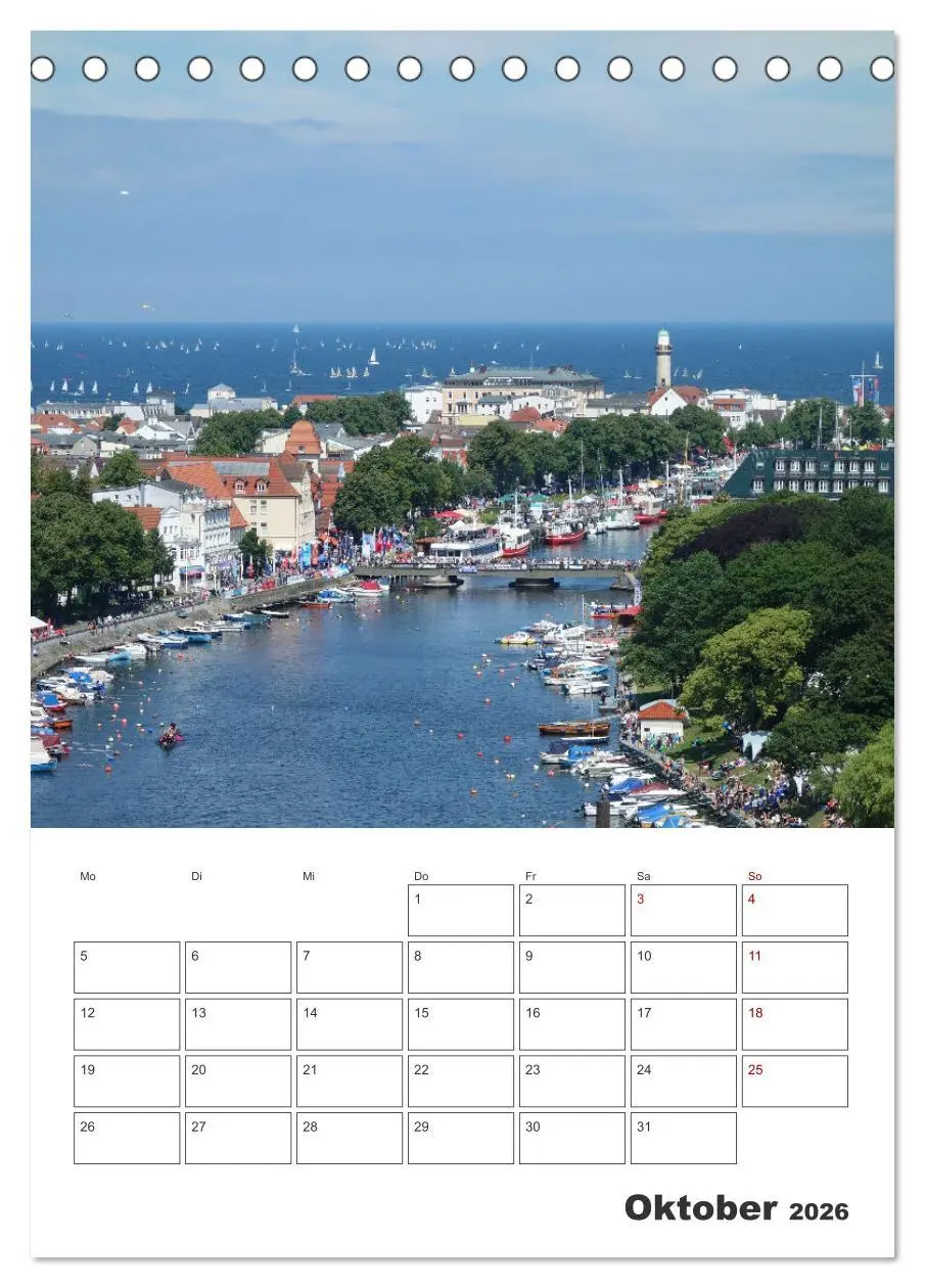 Bild: 9783516354430 | Warnemünde Urlaub für zu Hause (Tischkalender 2026 DIN A5 hoch),...