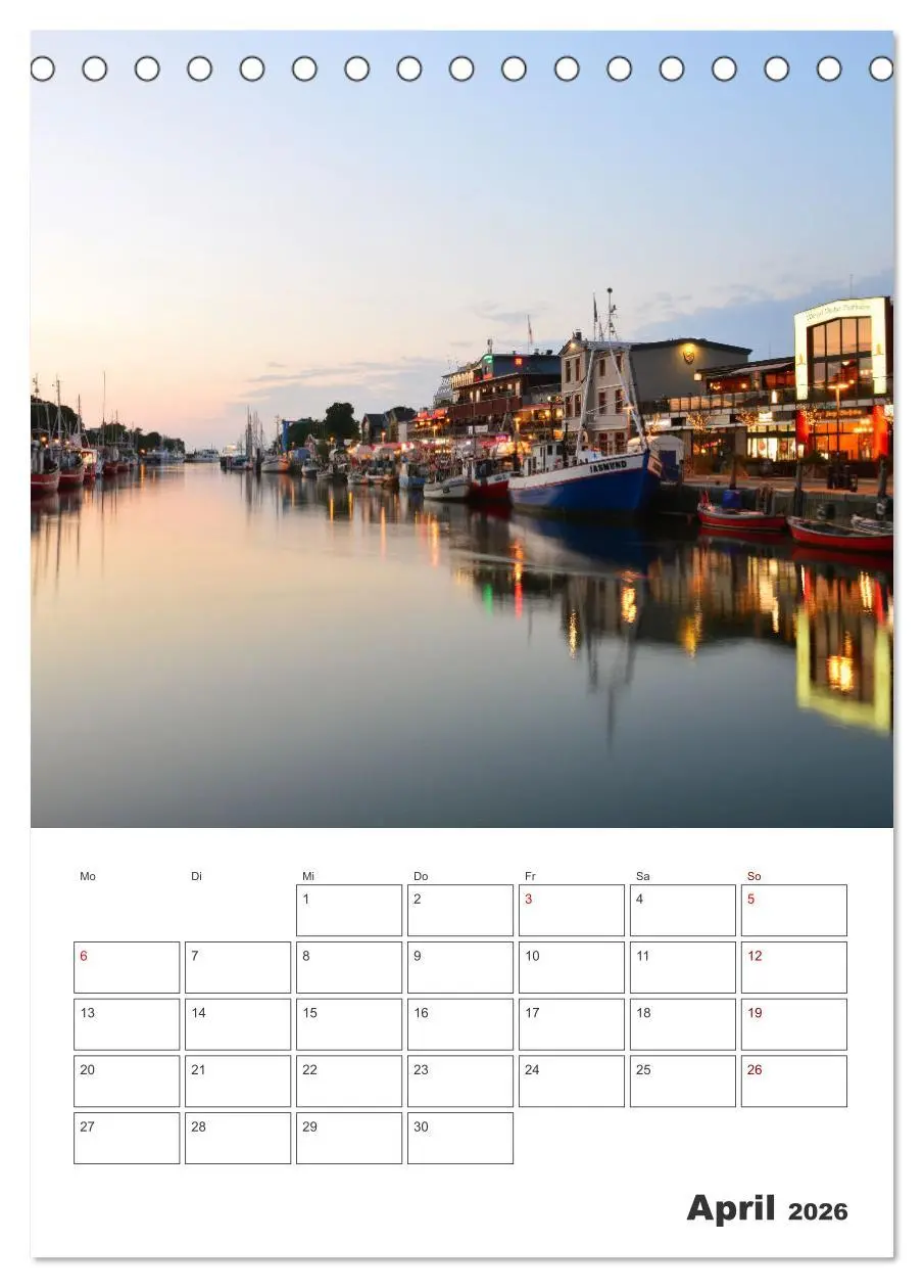 Bild: 9783516354430 | Warnemünde Urlaub für zu Hause (Tischkalender 2026 DIN A5 hoch),...
