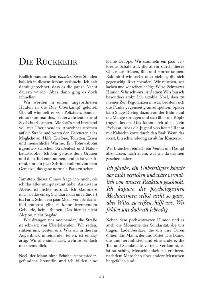 Bild: 9783741604430 | Bataclan: Wie ich überlebte | Fred Dewilde | Buch | 48 S. | Deutsch