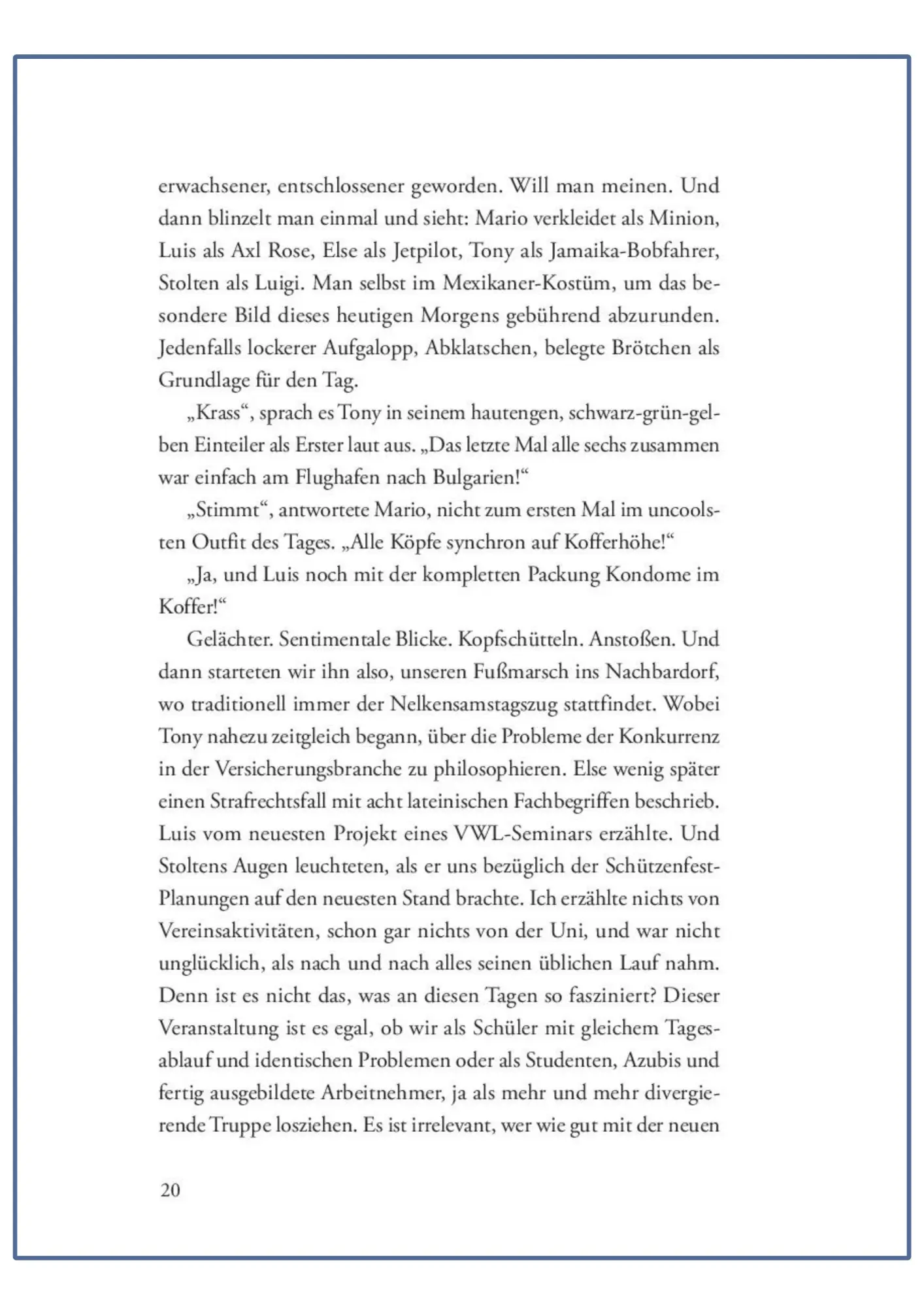 Bild: 9783965204430 | Und morgen dann erwachsen | Roman | Gerrit Lenssen | Taschenbuch