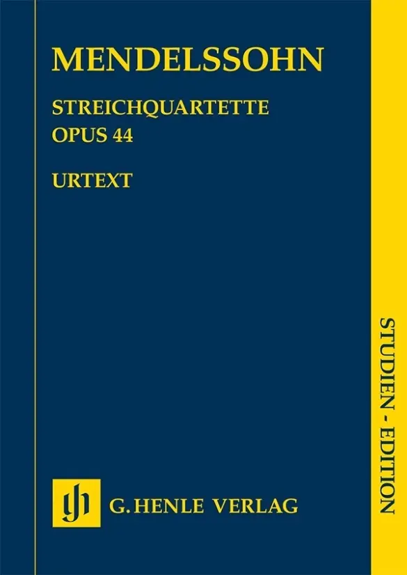 Cover: 9790201894430 | Felix Mendelssohn Bartholdy - Streichquartette op. 44 | Herttrich