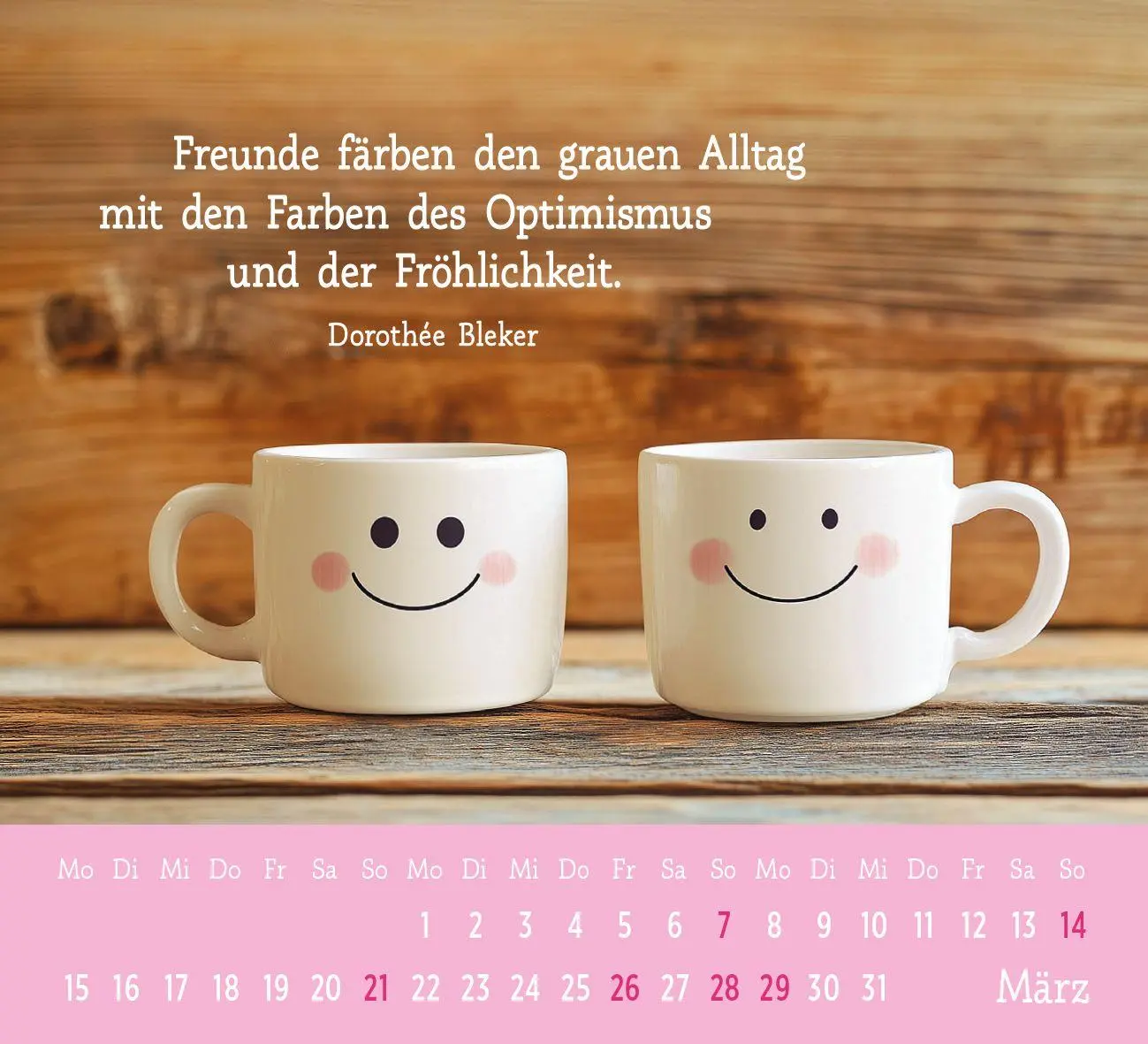 Bild: 4036442014530 | Mini-Kalender 2027: Der kleine Gute-Laune-Kalender | Groh Verlag