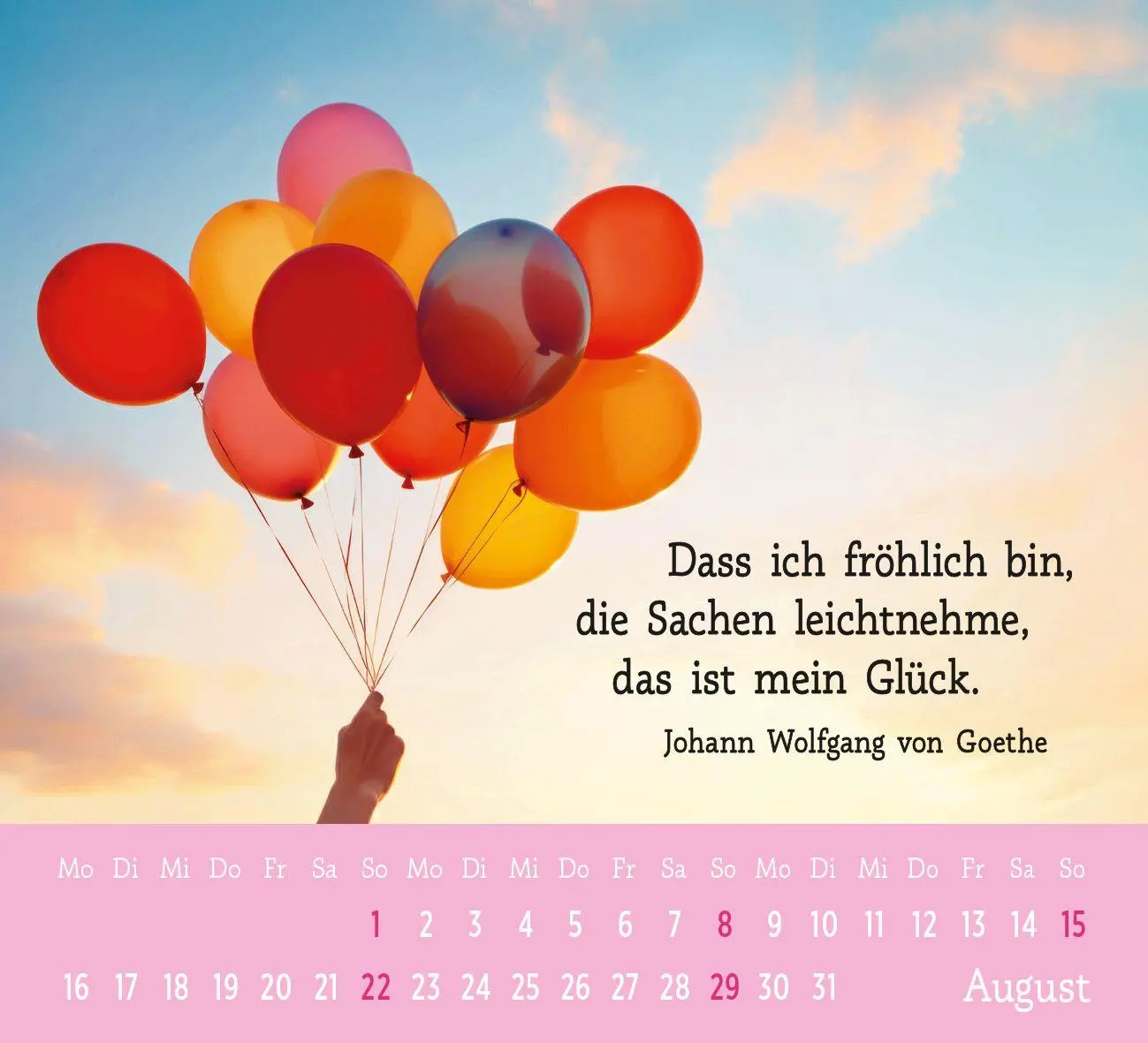 Bild: 4036442014530 | Mini-Kalender 2027: Der kleine Gute-Laune-Kalender | Groh Verlag