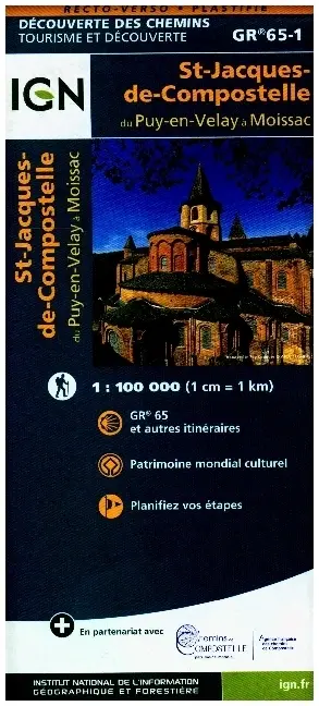 Cover: 9782758554530 | Jakobsweg GR65-1 - Saint Jacques Le Puy en Velay - Moissac -...