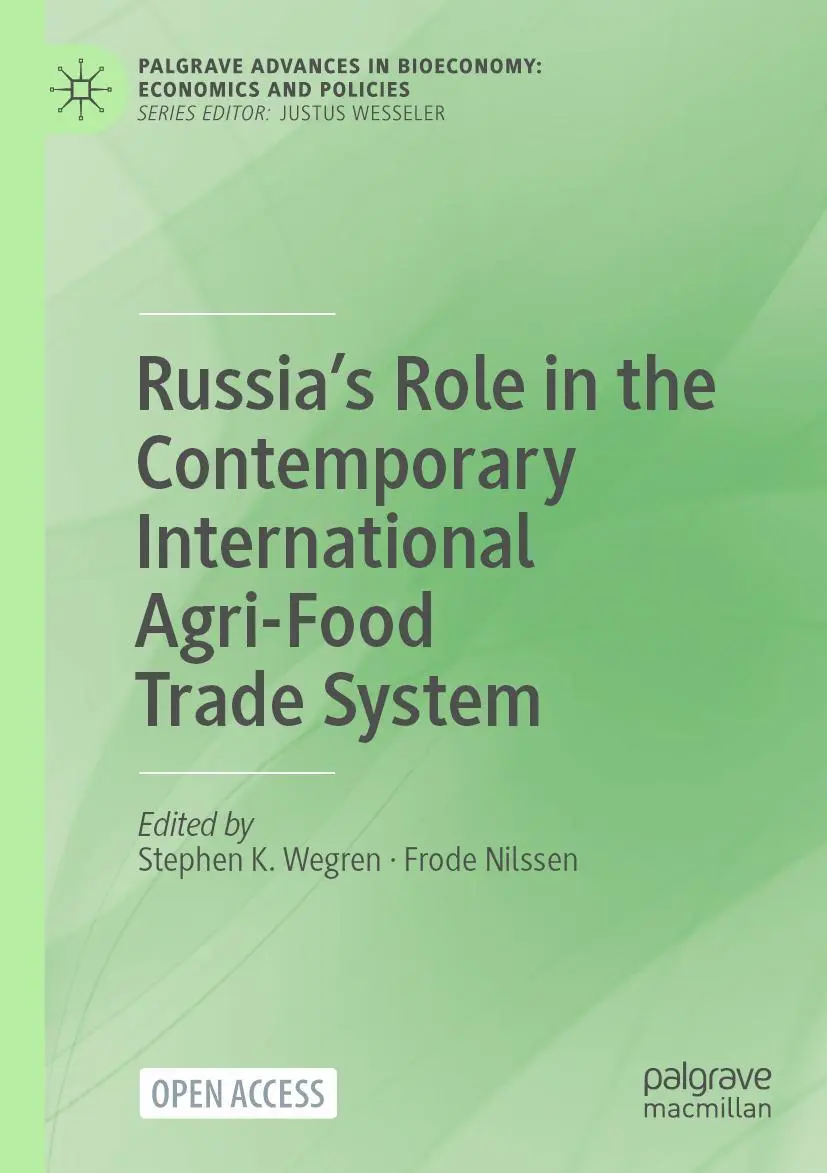 Cover: 9783030774530 | Russia's Role in the Contemporary International Agri-Food Trade System