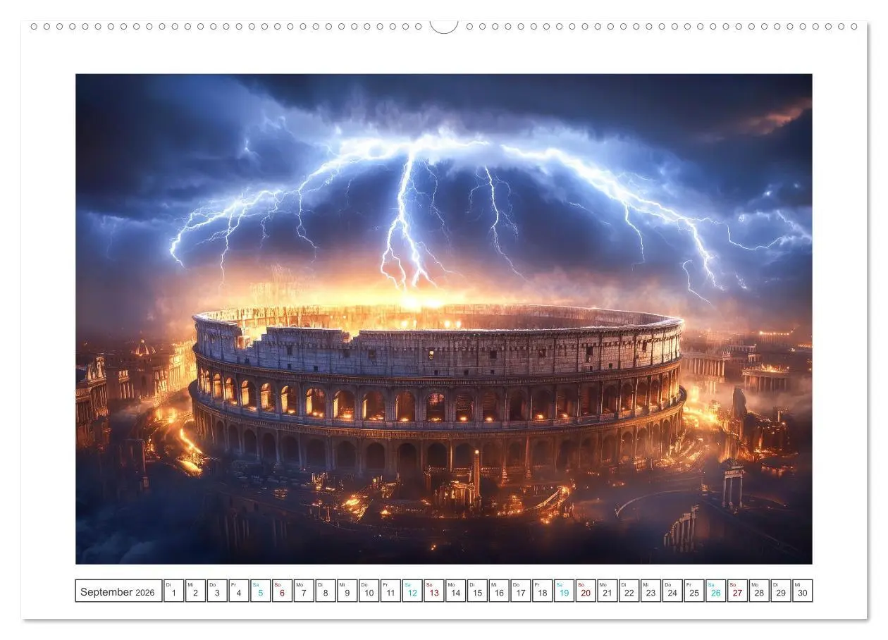 Bild: 9783457254530 | Fantasievolle Weltwunder (hochwertiger Premium Wandkalender 2026...