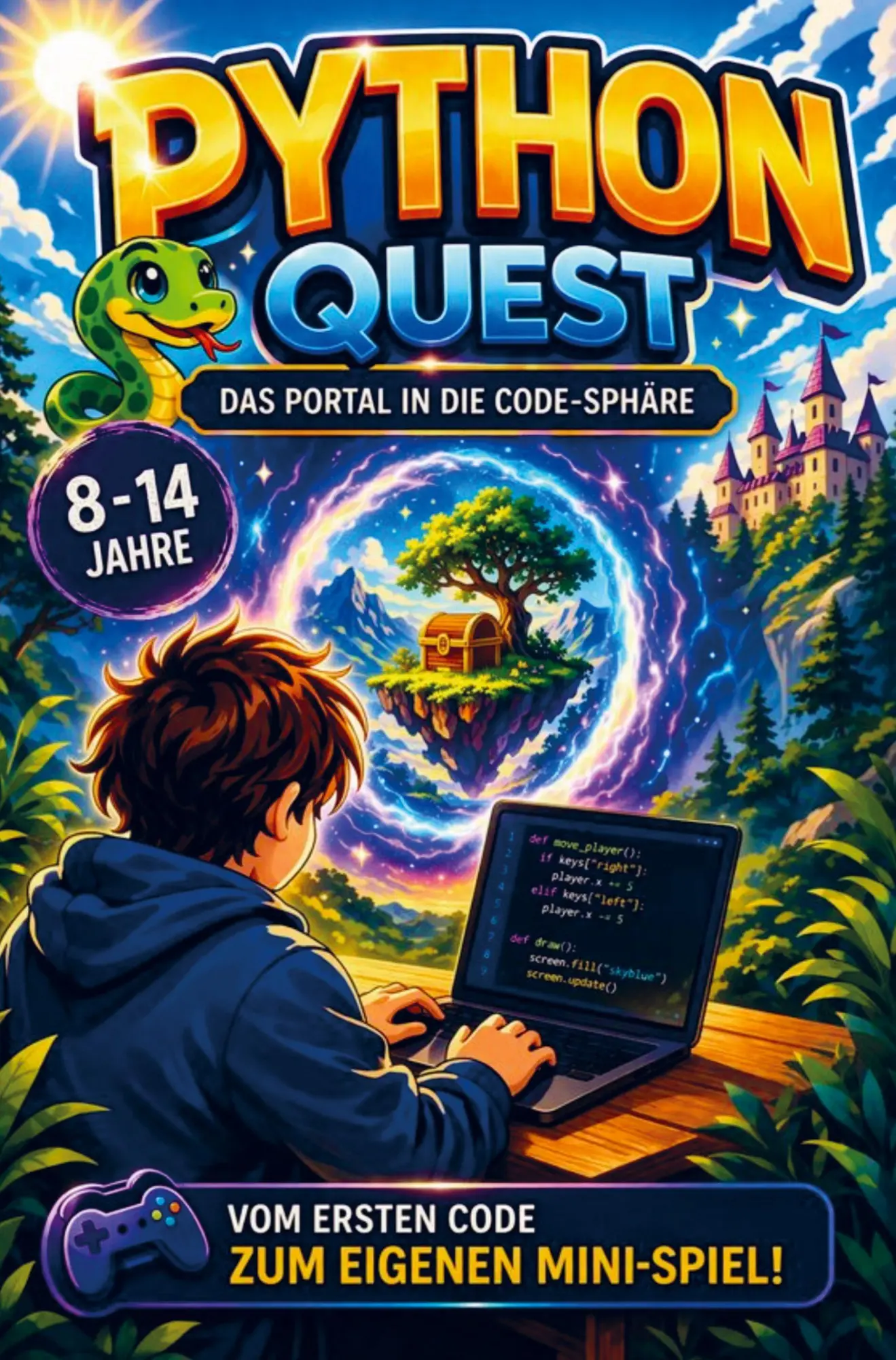 Cover: 9789403884530 | Python Quest - Das Portal in die Code-Sphäre | Matthias Kramer | Buch