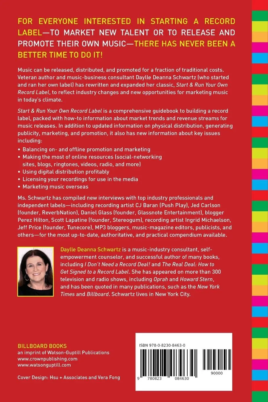 Rückseite: 9780823084630 | Start and Run Your Own Record Label, Third Edition | Schwartz | Buch