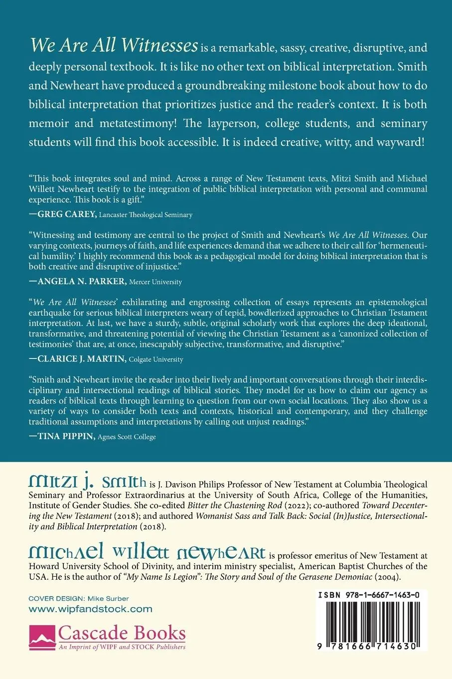 Rückseite: 9781666714630 | We Are All Witnesses | Mitzi J. Smith (u. a.) | Taschenbuch | Englisch