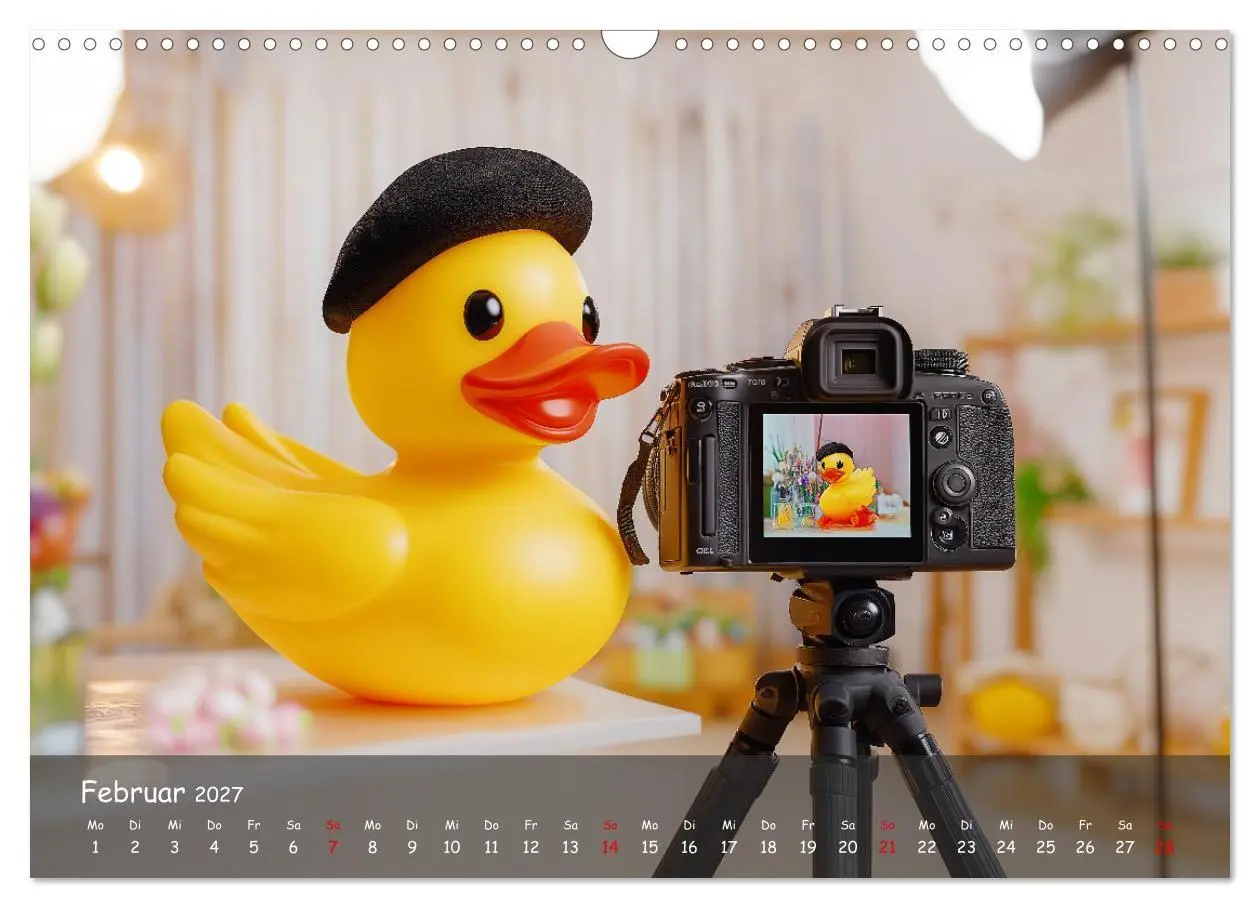 Bild: 9783569044630 | Badeenten Kalender - Quietscheenten in der Berufswelt (Wandkalender...