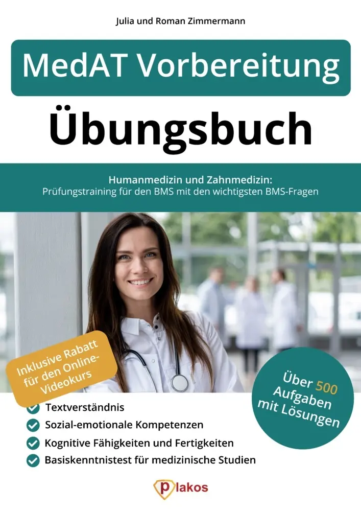 Cover: 9783948144630 | MedAT Vorbereitung Übungsbuch | Roman Zimmermann (u. a.) | Buch | 2021