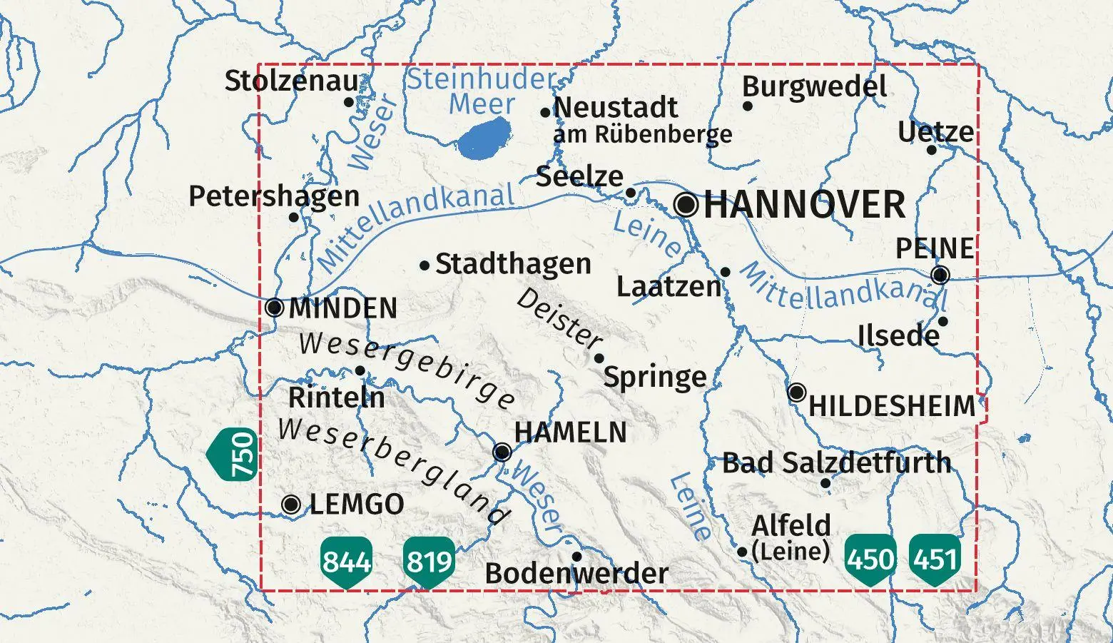 Bild: 9783991544630 | KOMPASS Wanderkarten-Set 848 Hannover und Umgebung (2 Karten) 1:50.000