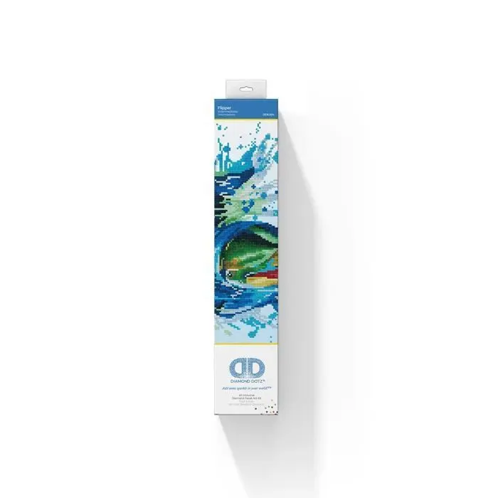 Bild: 4897073244730 | DIAMOND DOTZ - Diamond Painting Delfin Flipper | Kit (Bastelset)