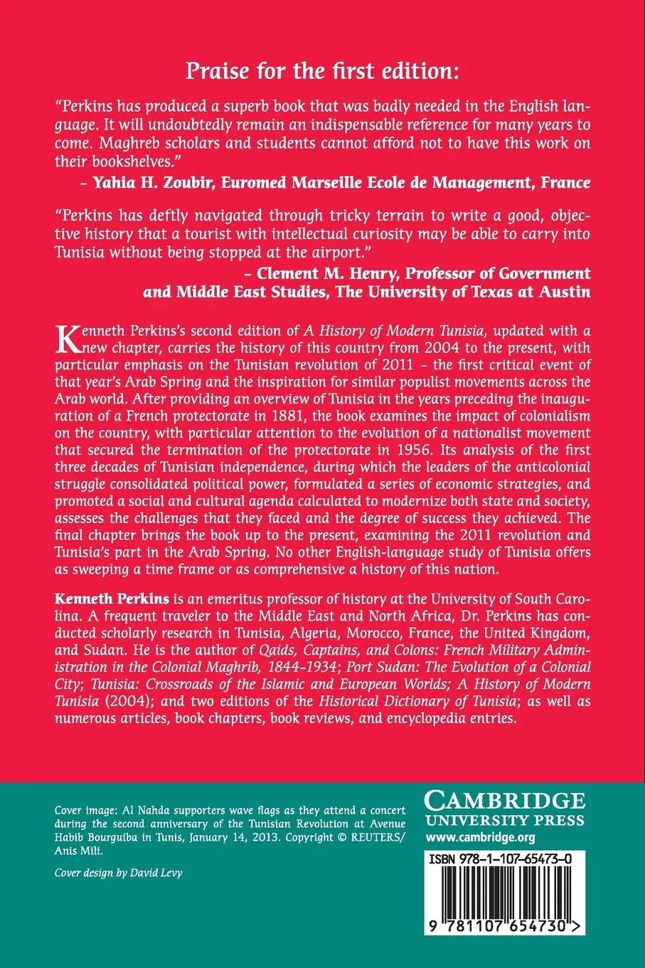 Rückseite: 9781107654730 | A History of Modern Tunisia | Kenneth Perkins | Taschenbuch | Englisch