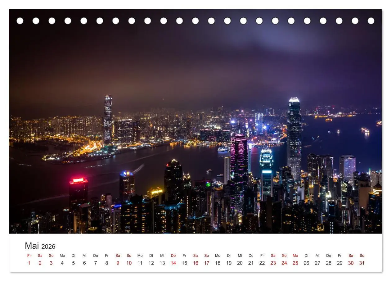 Bild: 9783457924730 | Hongkong - eine einzigartige Weltstadt (Tischkalender 2026 DIN A5...