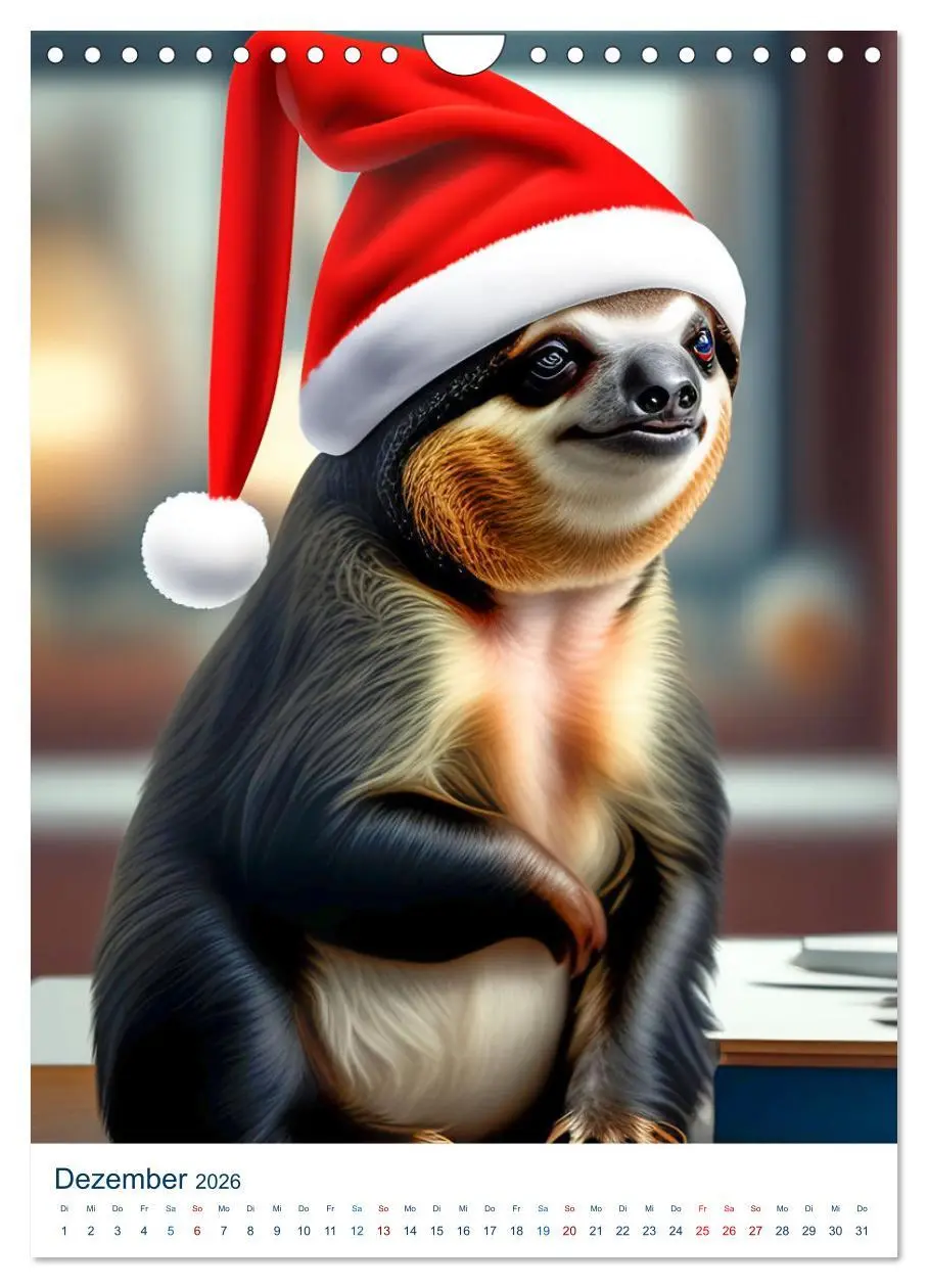 Bild: 9783516324730 | Tiere in lustigen Posen (Wandkalender 2026 DIN A4 hoch), CALVENDO...