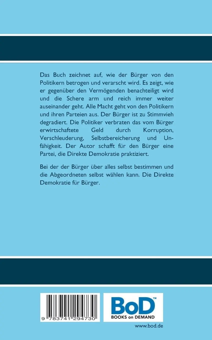 Rückseite: 9783741294730 | Verarscht | Horst Becker | Taschenbuch | Paperback | 166 S. | Deutsch