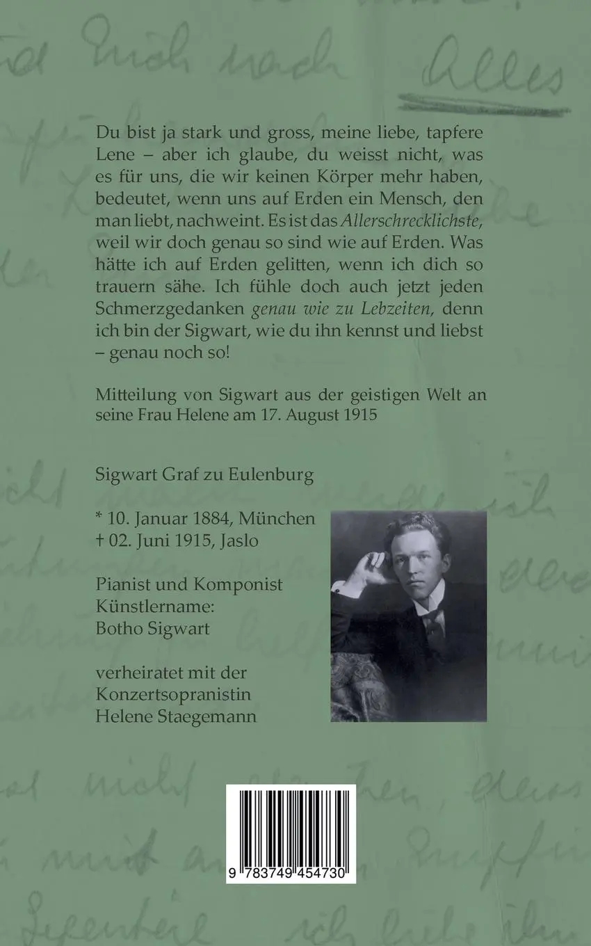Rückseite: 9783749454730 | Mitteilungen von Sigwart | aus dem Leben nach dem Tod | Peter Signer