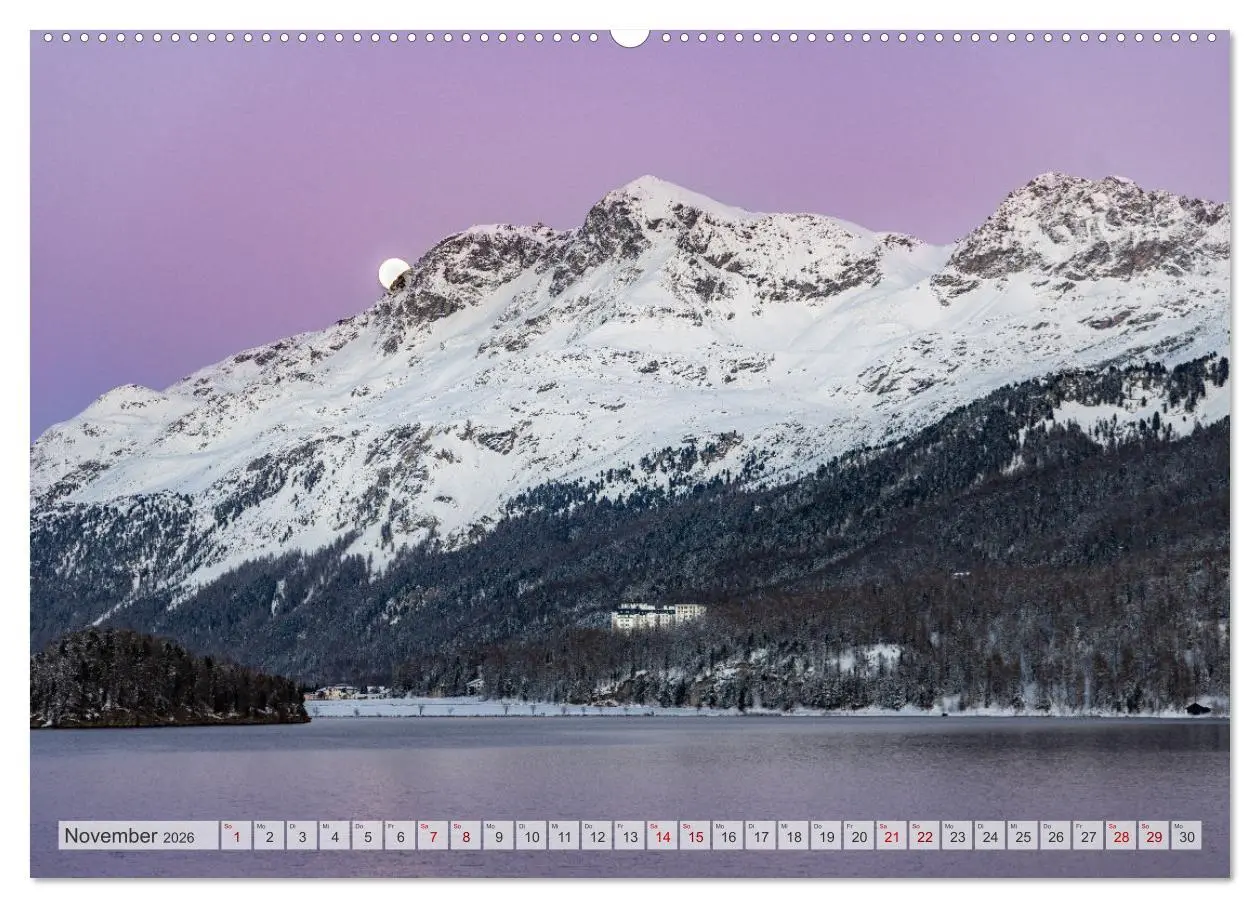 Bild: 9783457534830 | Silsersee Engadin (Wandkalender 2026 DIN A2 quer), CALVENDO...