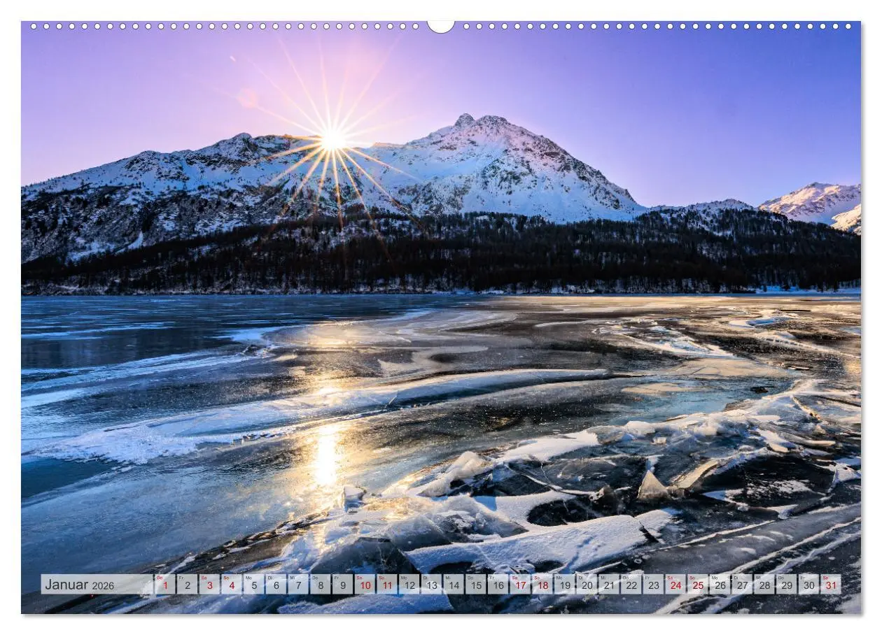 Bild: 9783457534830 | Silsersee Engadin (Wandkalender 2026 DIN A2 quer), CALVENDO...