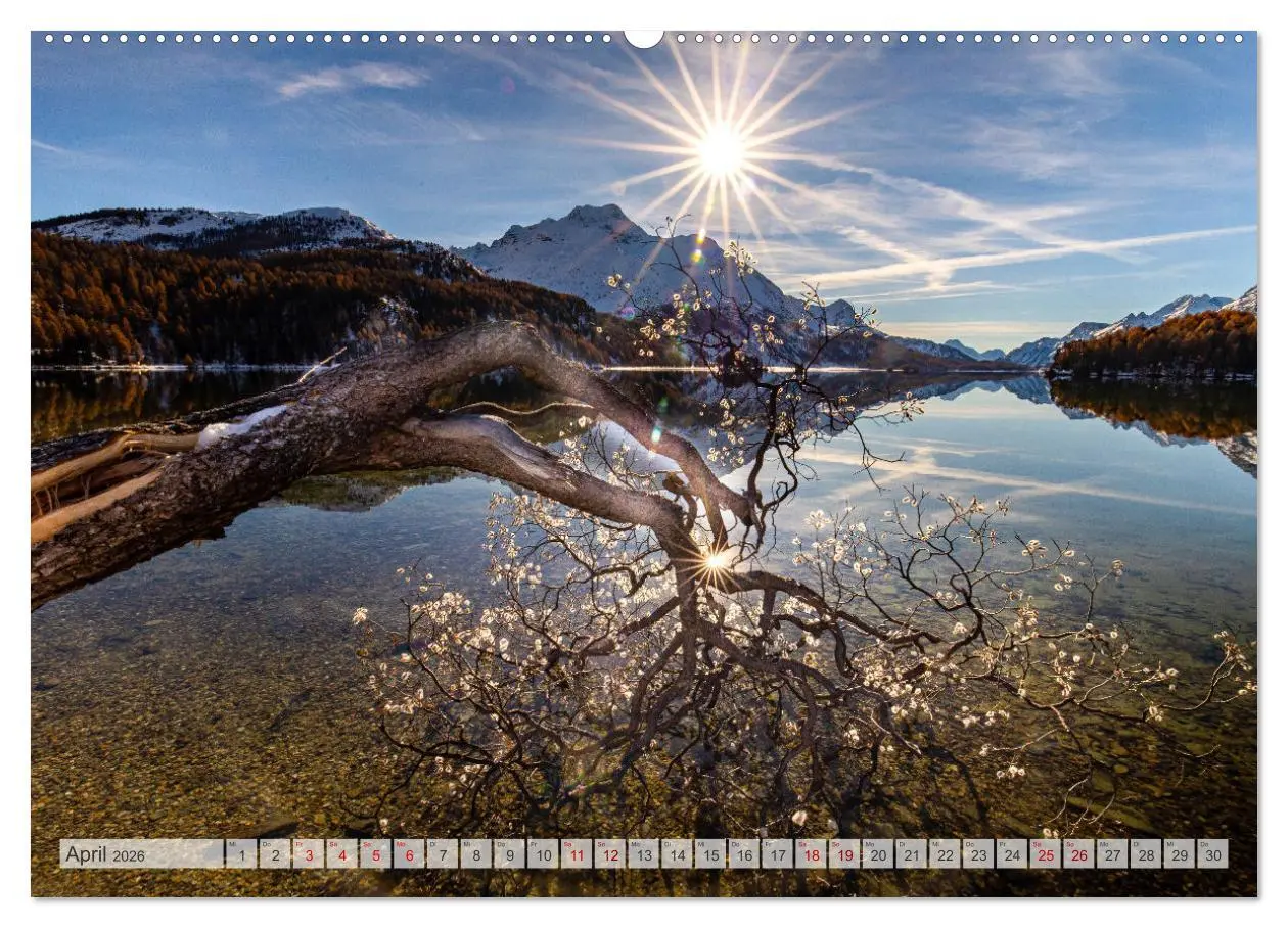 Bild: 9783457534830 | Silsersee Engadin (Wandkalender 2026 DIN A2 quer), CALVENDO...