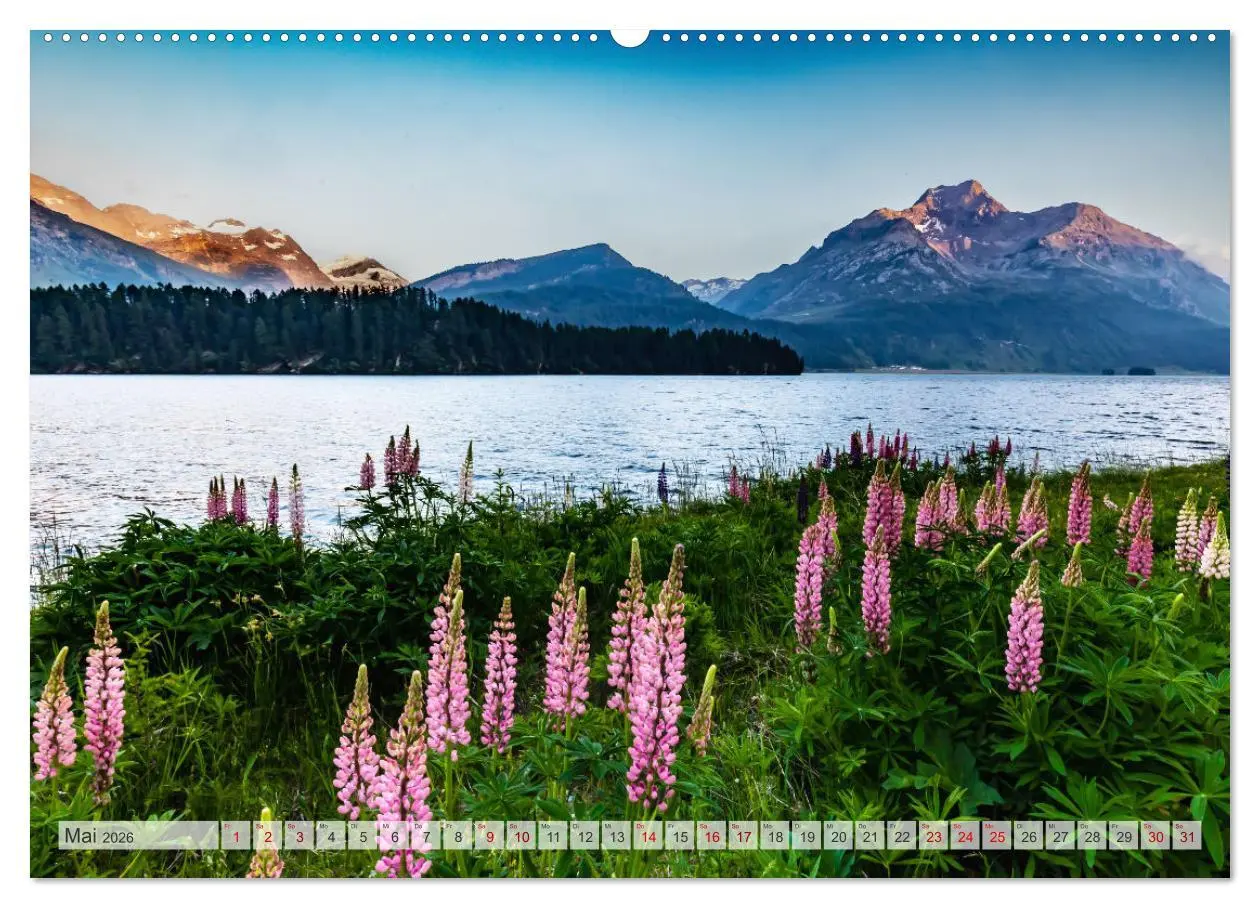 Bild: 9783457534830 | Silsersee Engadin (Wandkalender 2026 DIN A2 quer), CALVENDO...