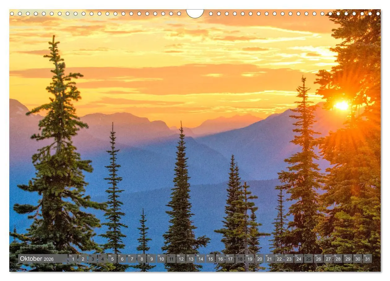 Bild: 9783457774830 | Kanada der Westen (Wandkalender 2026 DIN A3 quer), CALVENDO...
