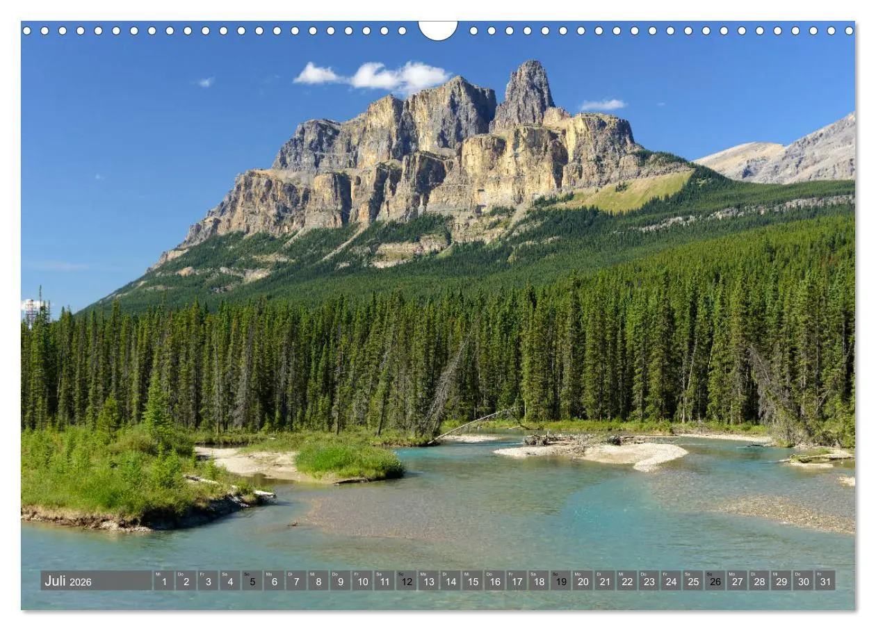 Bild: 9783457774830 | Kanada der Westen (Wandkalender 2026 DIN A3 quer), CALVENDO...