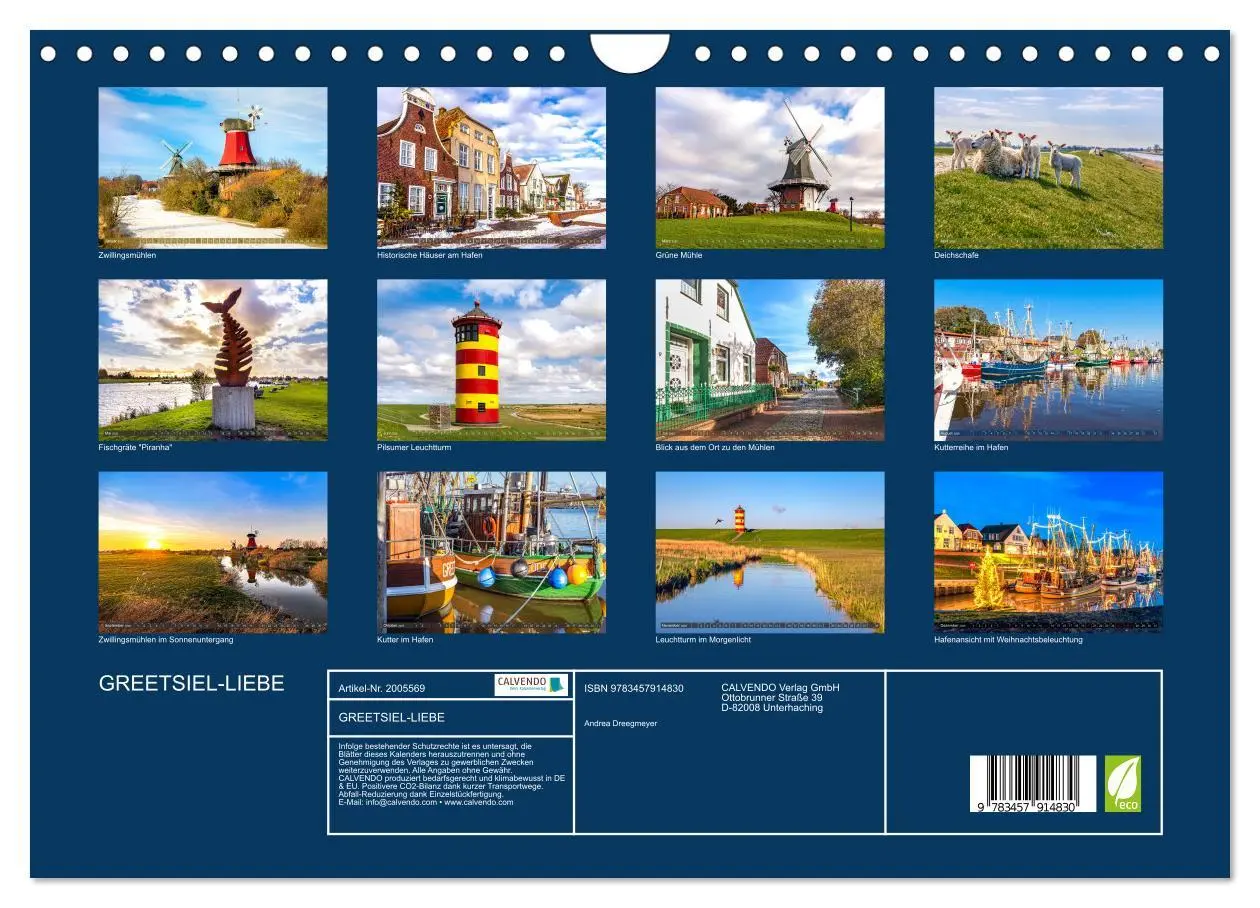 Bild: 9783457914830 | GREETSIEL-LIEBE (Wandkalender 2026 DIN A4 quer), CALVENDO...