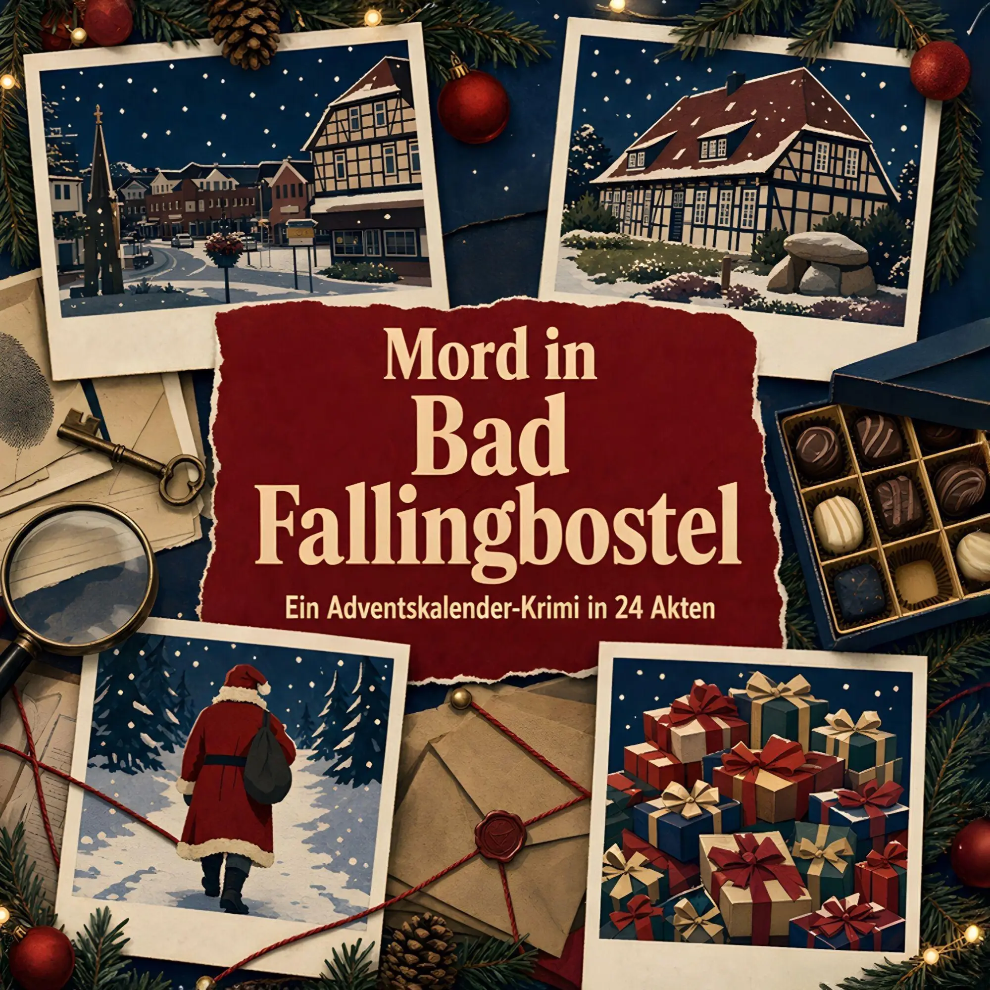 Cover: 9783696124830 | Mord in Bad Fallingbostel | Ein Adventskalender-Krimi in 24 Akten