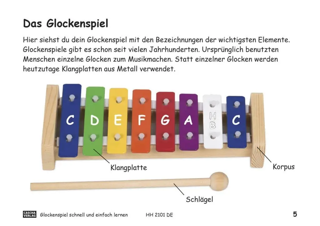Bild: 9783866264830 | Glockenspiel - Schnell und einfach lernen (mit CD) | Cascha | 64 S.