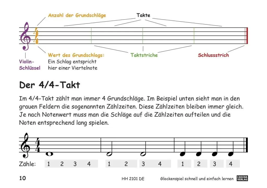 Bild: 9783866264830 | Glockenspiel - Schnell und einfach lernen (mit CD) | Cascha | 64 S.