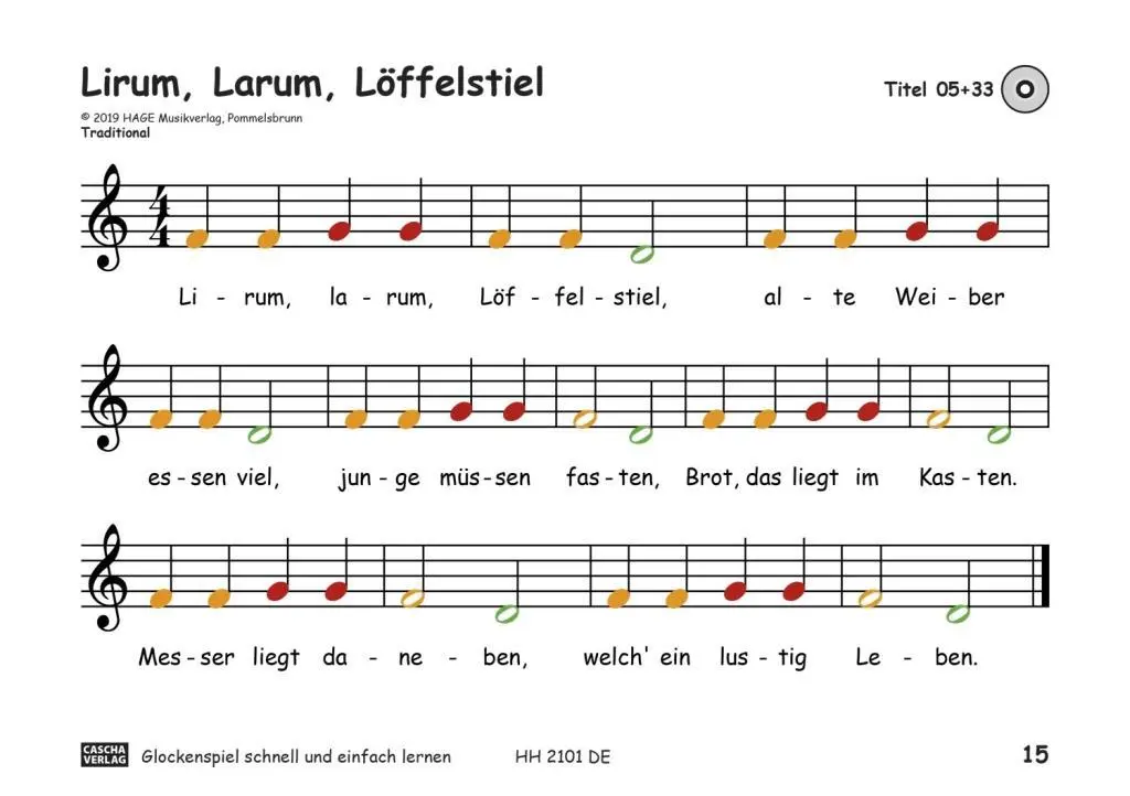 Bild: 9783866264830 | Glockenspiel - Schnell und einfach lernen (mit CD) | Cascha | 64 S.