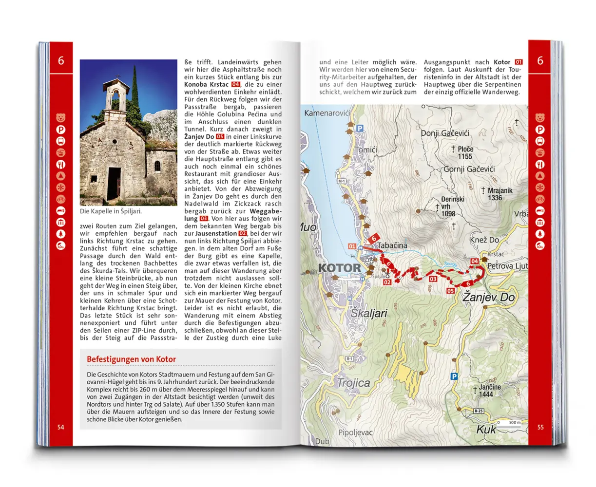 Bild: 9783991214830 | KOMPASS Wanderführer Montenegro, 55 Touren mit Extra-Tourenkarte