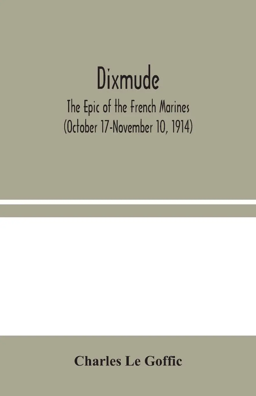 Cover: 9789354044830 | Dixmude | Charles Le Goffic | Taschenbuch | Kartoniert / Broschiert