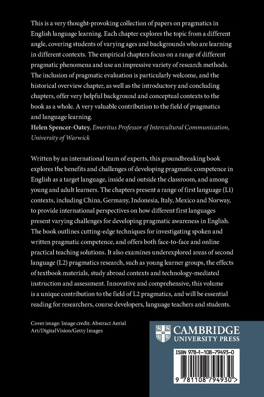 Rückseite: 9781108794930 | Pragmatics in English Language Learning | Jiayi Wang | Taschenbuch