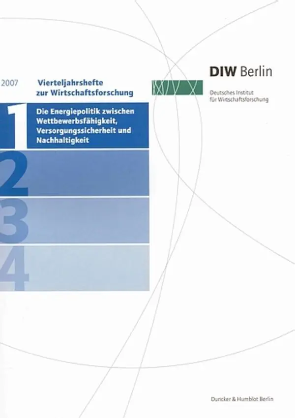 Cover: 9783428124930 | Die Energiepolitik zwischen Wettbewerbsfähigkeit,...