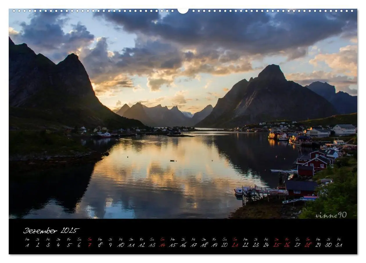Bild: 9783435814930 | NORDISCH (Wandkalender 2025 DIN A2 quer), CALVENDO Monatskalender