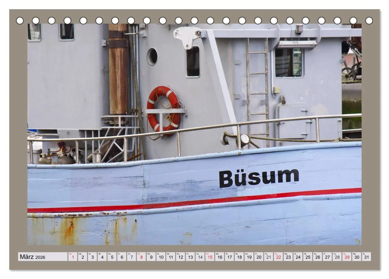 Bild: 9783516094930 | Büsum an der Nordsee (Tischkalender 2026 DIN A5 quer), CALVENDO...