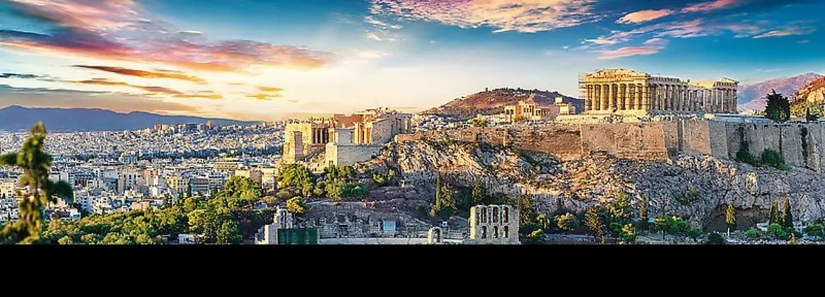 Bild: 5900511295030 | Athen (Puzzle) | Die Akropolis. Panorama-Puzzle | Spiel | In Spielebox