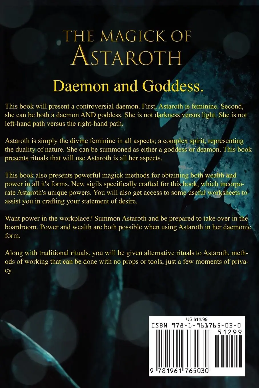 Rückseite: 9781961765030 | The Magick of Astaroth | Rituals for Power and Wealth | David Thompson